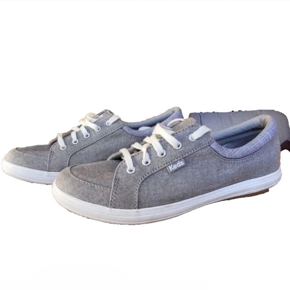 Keds Canvas Gray Shoes Size 6 Womens 62172